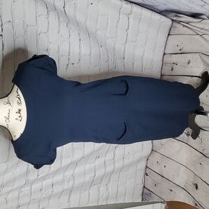 The White Company White Label Navy Shift Dress Size 2